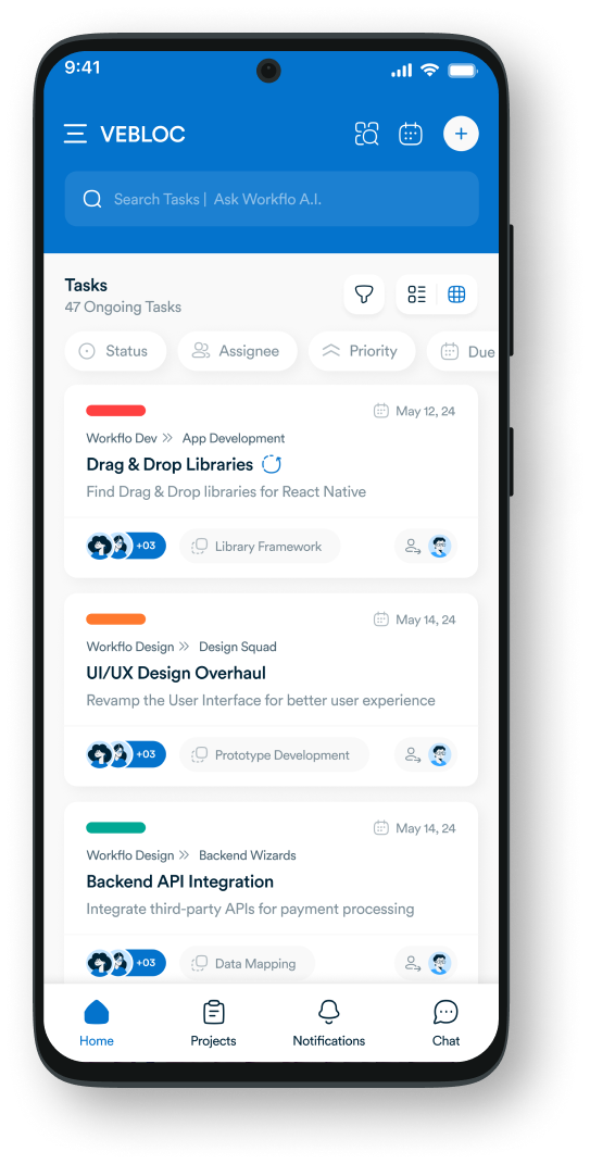 Workflo on Android